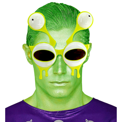 Alienbrille mit Doppelaugen