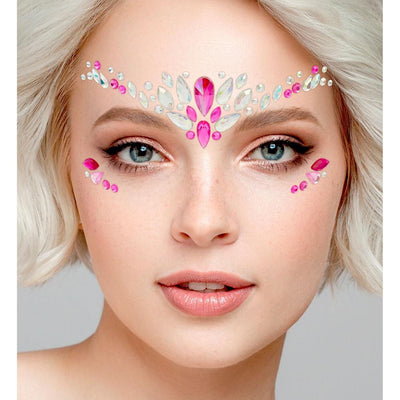 Glitzersteine fürs Gesicht | Charm Rosa