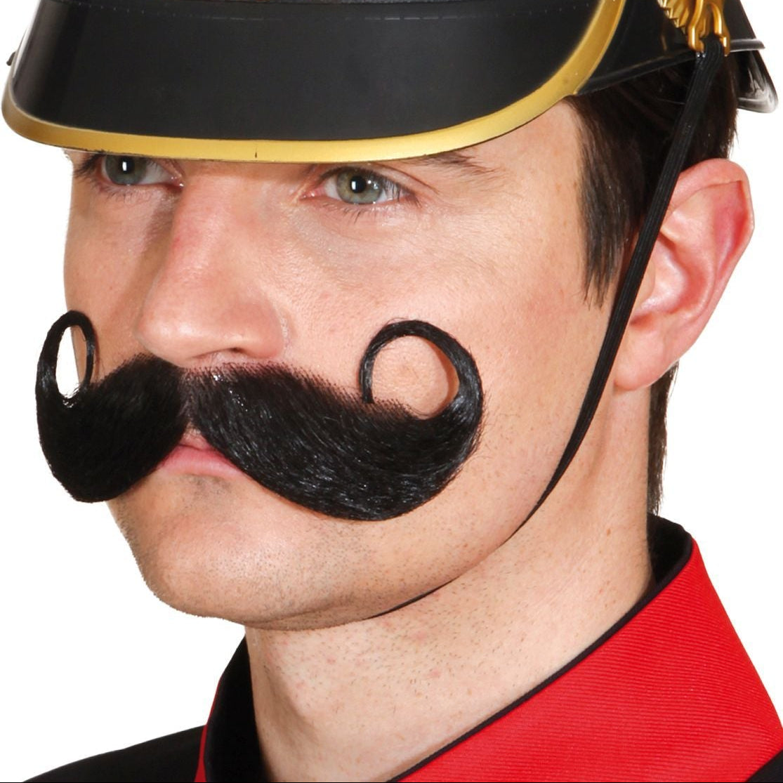Wilhelm Schnurrbart gross | braun