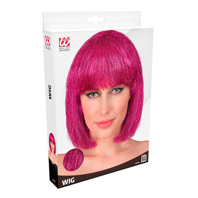 Glitzy Damenperücke | pink