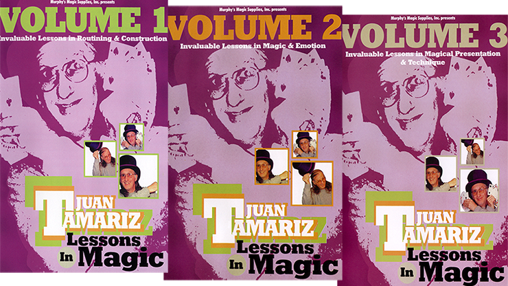3 Vol. Combo Juan Tamariz Lessons in Magic - Video Download Murphy's Magic bei Deinparadies.ch