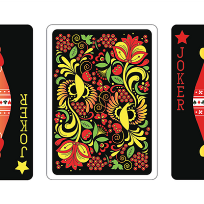 Russian Folk Art Limited Edition (Black) Printed | USPCC