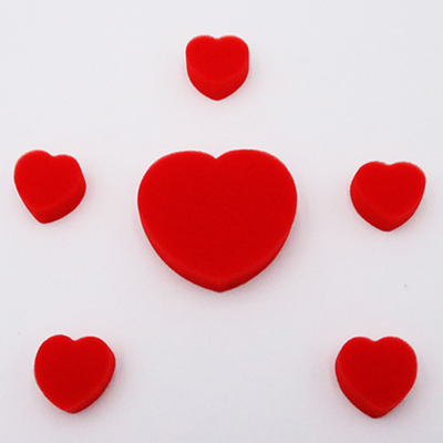 Sponge Heart Set (Red) | Goshman
