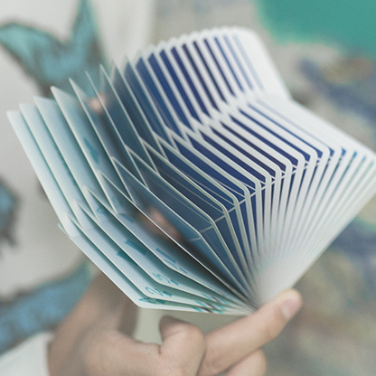 Flexible Gradients Blue Playing Cards | TCC