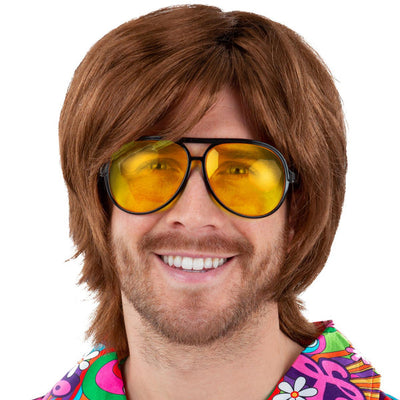 70er Fliegerbrille | gelb-Smiffys-Deinparadies.ch