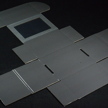 Carat XCHB Cardboard Half-Brick Box with Viewing Window