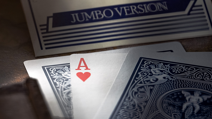 Michael Skinner's Ultimate Bicycle Jumbo 3 Card Monte (Blue) | Murphy's Magic