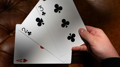 Michael Skinner's Ultimate Bicycle Jumbo 3 Card Monte (Red) | Murphy's Magic