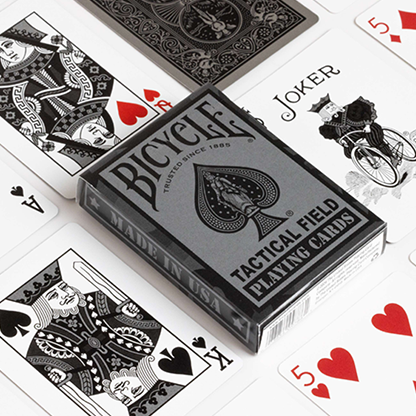 Bicycle Tactical Field (Black) Playing Cards | US Playing Card Co