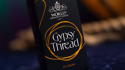WGM UV GLOW GYPSY THREAD ORANGE REFILL SPOOL | Murphy's Magic