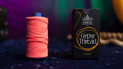 WGM UV GLOW GYPSY THREAD ORANGE REFILL SPOOL | Murphy's Magic
