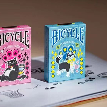Bicycle Cat (Pink) Playing Cards | US Playing Card Co.