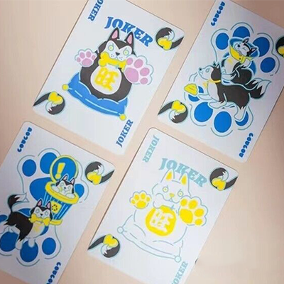 Bicycle Dog (Blue) Playing Cards | US Playing Card Co.