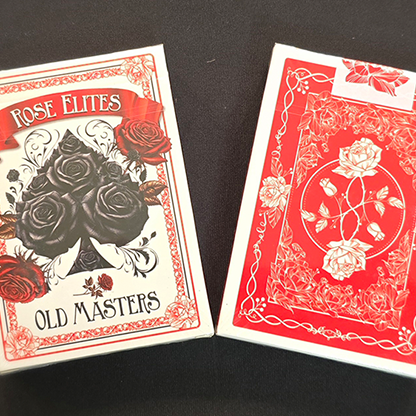 Rose Elites - Old Masters (Red) Marked Deck Playing Cards