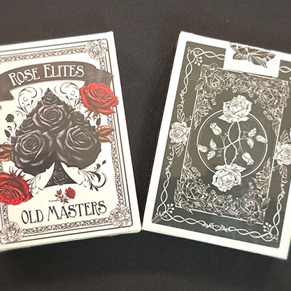 Rose Elites - Old Masters (Black) Marked Deck Playing Cards