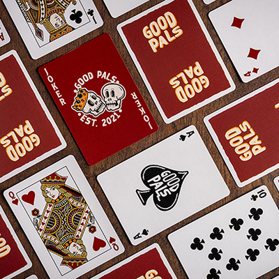 Good Pals Red Logo Playing Cards