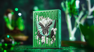 Emerald Green Morpho Playing Cards | TCC Fashion