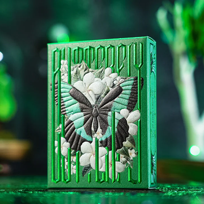Emerald Green Morpho Playing Cards | TCC Fashion
