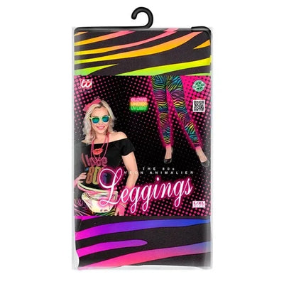 80er Tigerprint Neon Leggins-Widmann-Deinparadies.ch