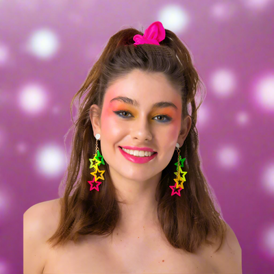 80's Neon Sterne Ohrringe-Wicked-Deinparadies.ch