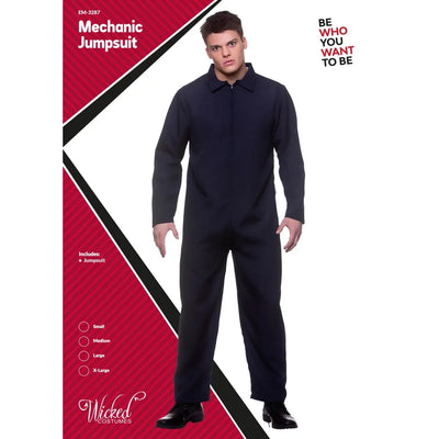 Blauer Mechaniker Mike Overall