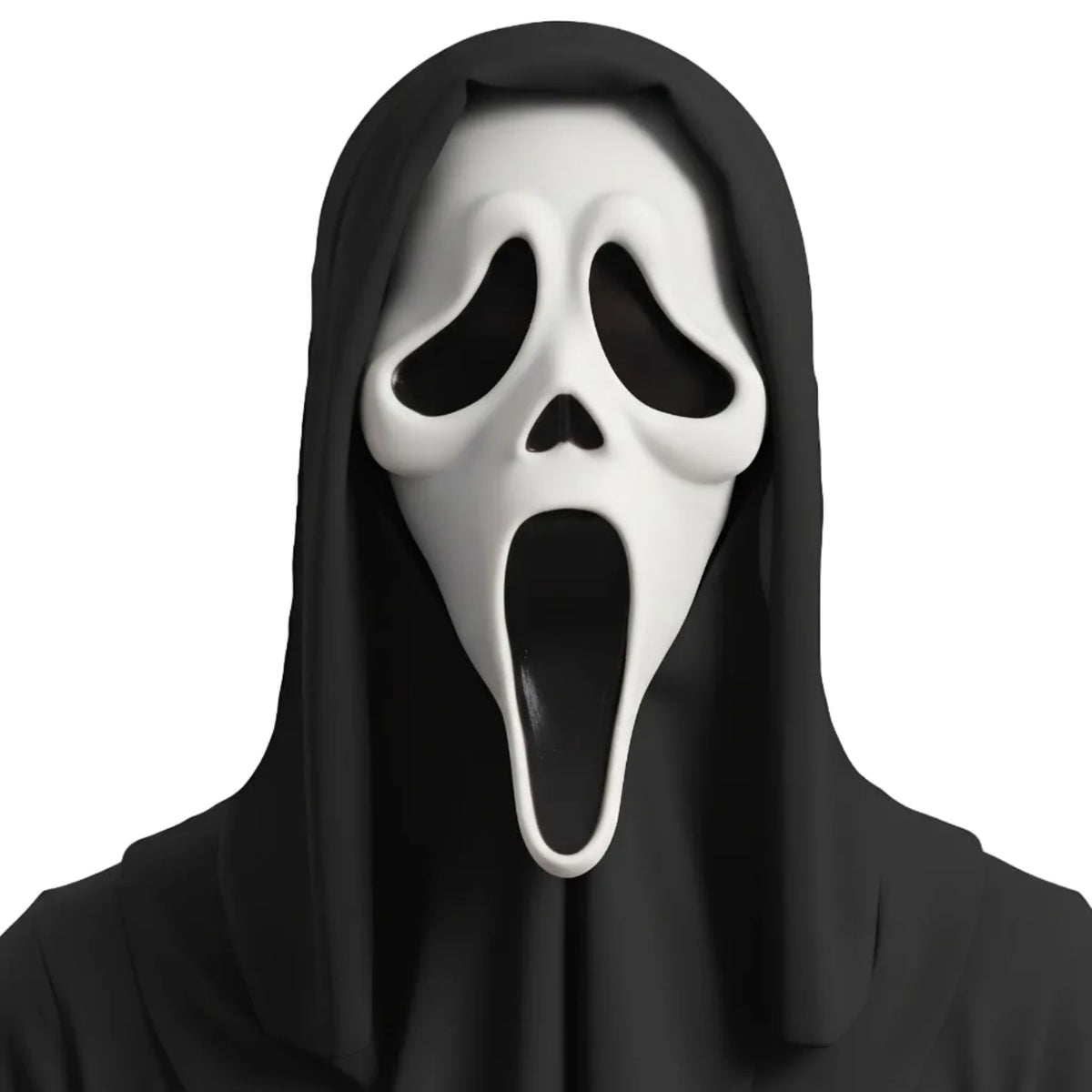 Mask Scream with cloth