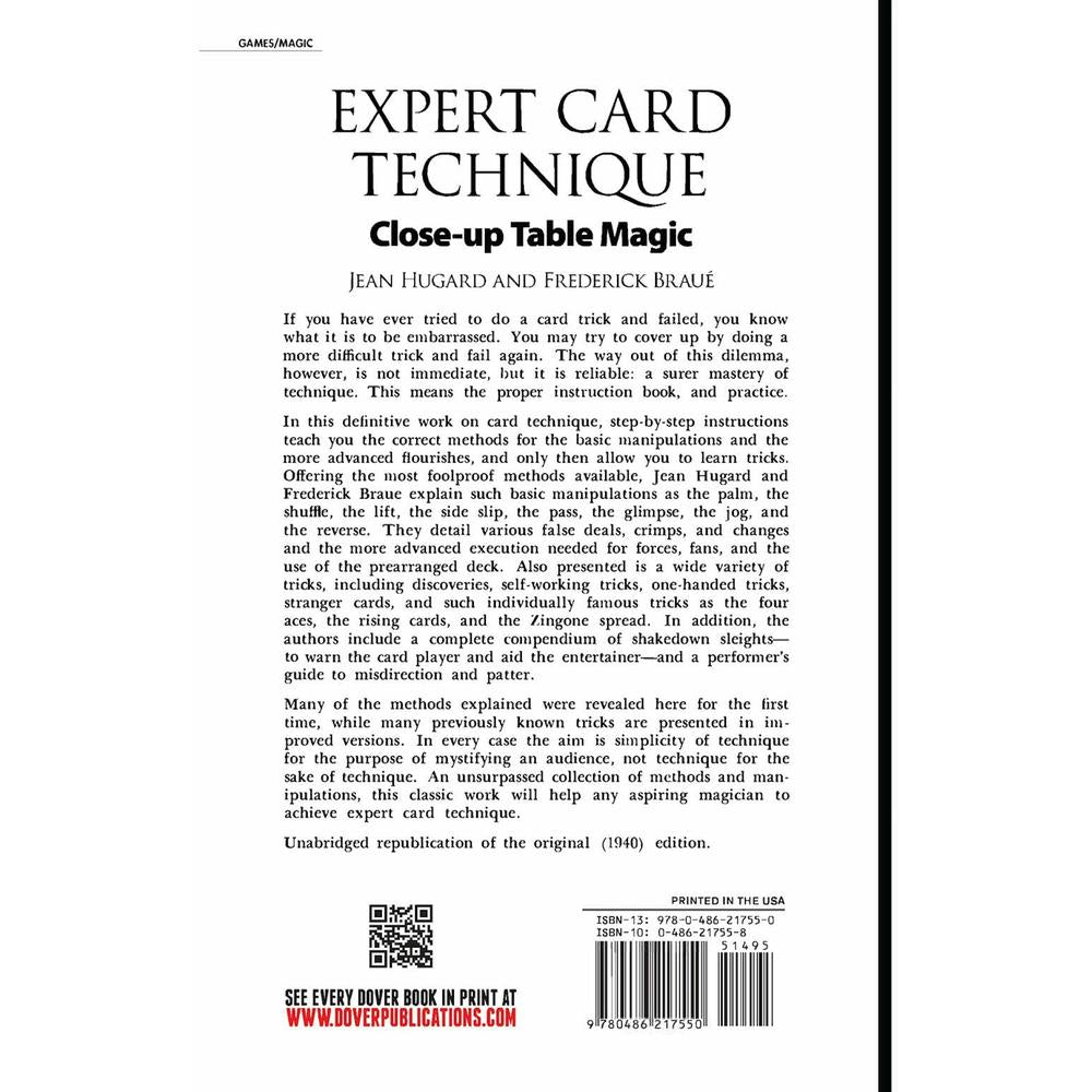 Expert Card Technique | Jean Hugard