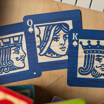 Alphabet Blocks (Blue) Playing Cards | Kings Wild Project-Deinparadies.ch-Deinparadies.ch