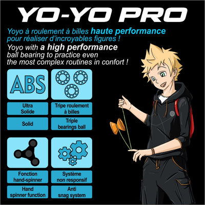 Aluminium Yoyo Pro | violet, gold-Megagic-Deinparadies.ch