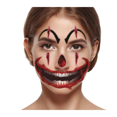 Aufklebetattos fürs Gesicht | Clown-Guirca-Deinparadies.ch