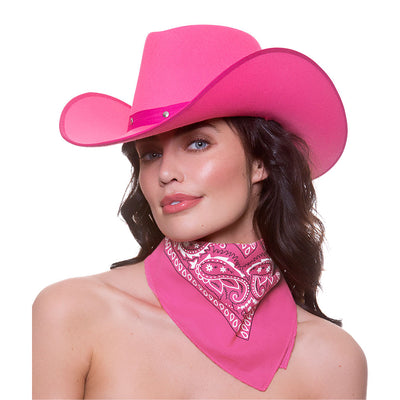 Bandana Cowgirl Stofftuch | pink-Wicked-Deinparadies.ch