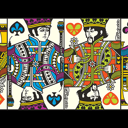 Beatles Playing Cards | Theory 11 | pink-theory11-Deinparadies.ch