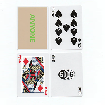 Beige/Green Cap Logo ANYONE Playing Cards-Deinparadies.ch-Deinparadies.ch
