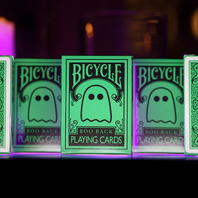 Bicycle Boo Back Playing Cards (Green)-Deinparadies.ch-Deinparadies.ch