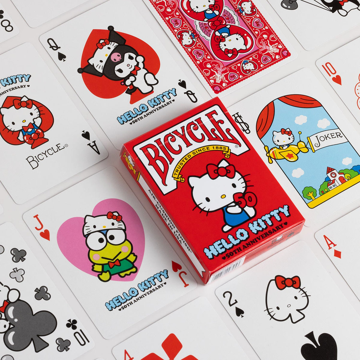 Bicycle Hello Kitty 50th Anniversary Cards-Bicycle-Deinparadies.ch