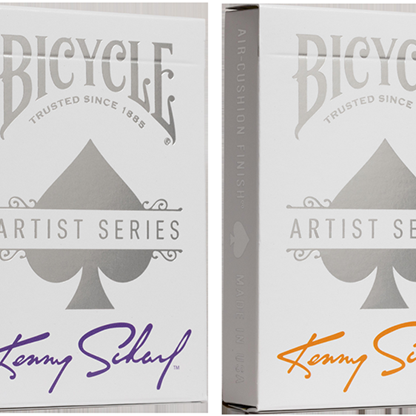 Bicycle Kenny Scharf Purple/Orange Box Set | US Playing Cards-US Playing Card Co.-Deinparadies.ch