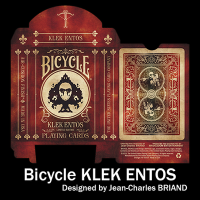 Bicycle Klek Entos Red (Marked) Playing Cards-Magiczoom Ent. - David Stone-Deinparadies.ch