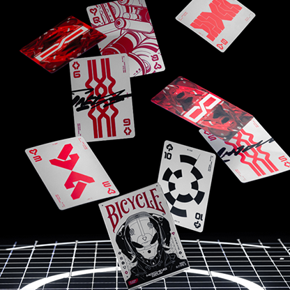 Bicycle Machine56 R-TYPE/3 White Playing Cards | RunIt Decks-Bicycle-Deinparadies.ch
