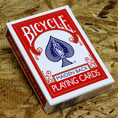 Bicycle Maiden Back Playing Cards Rot Bicycle bei Deinparadies.ch