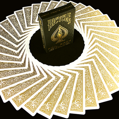 Bicycle MetalLuxe Playing Cards | Gold Bicycle bei Deinparadies.ch