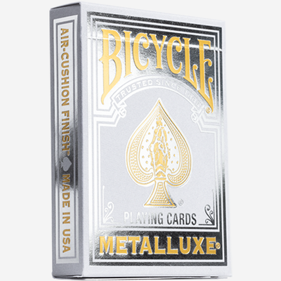Bicycle Metalluxe Playing Cards | silver Bicycle bei Deinparadies.ch