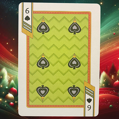 Bicycle Nutcracker (Red Gilded) Playing Cards