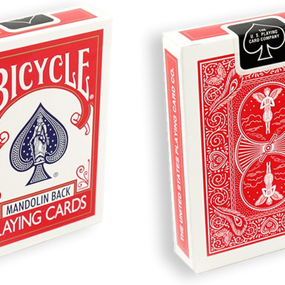 Bicycle Playing Cards 809 Mandolin Red by USPCC Bicycle bei Deinparadies.ch