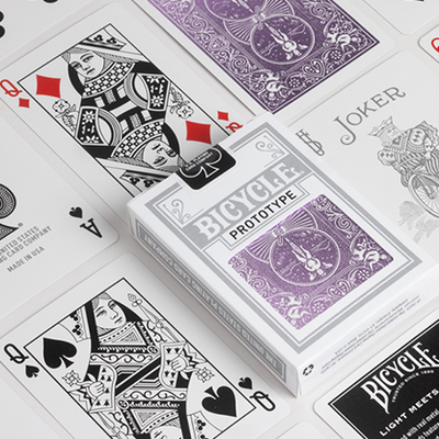 Bicycle Prototype (Purple MetalLuxe) Playing Cards | USPCC-US Playing Card Co.-Deinparadies.ch