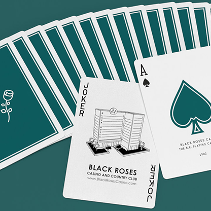 Black Roses Casino V4 Playing Cards-Black Roses Playing Cards-Deinparadies.ch