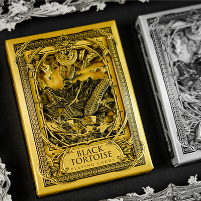Black Tortoise Black Gold Box Set | Ark Playing Cards
