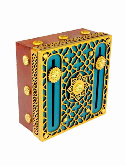 Blauer Drachen Trickbox Holzpuzzle