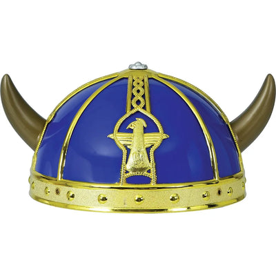 Blauer Gallierhelm mit Hörnern-Guirca-Deinparadies.ch