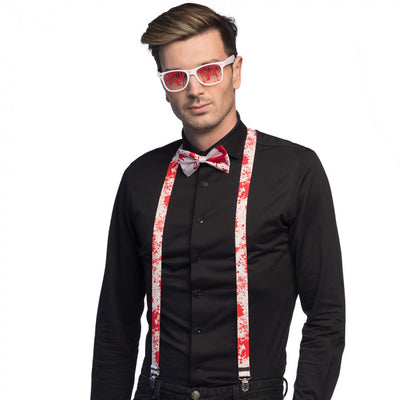Blutverschmiertes Set mit Brille Boland bei Deinparadies.ch