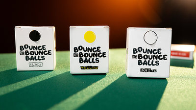 Bounce no Bounce Balls BLACK | Murphy's Magic